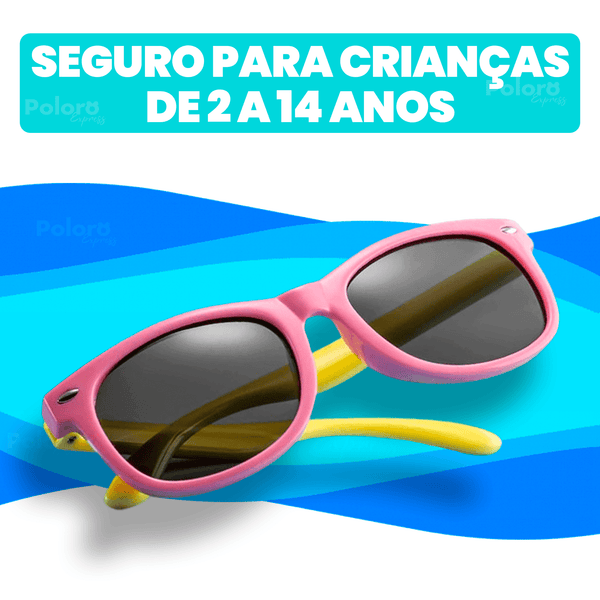 Óculos Infantil Polarizado AquaGuard® + Estojos de BRINDE