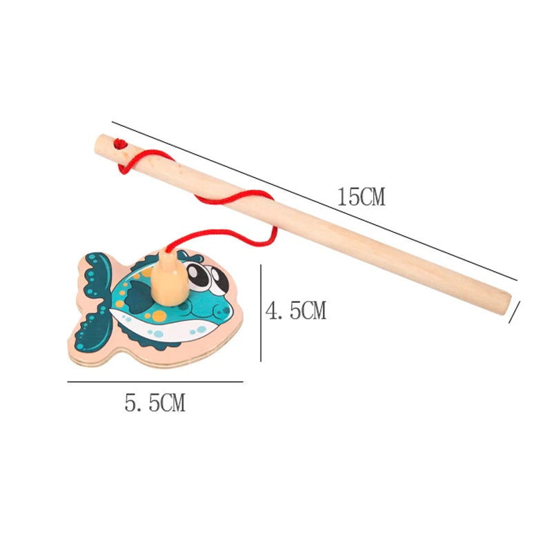Pescaria magnética infantil Montessoriana  - brinquedo educativo Padrinhos Mágicos